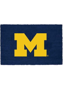 Michigan Wolverines Color Coir Fiber Door Mat