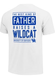 Kentucky Wildcats White Best Kind Of Father Short Sleeve T Shirt