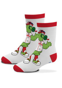 Philadelphia Phillies Philly Phanatic Allover Print Baby Quarter Socks