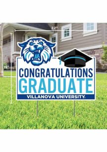 Villanova Wildcats Congratulations Graduate Yard Sign - White