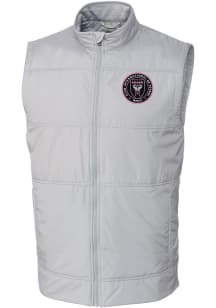 Cutter and Buck Inter Miami CF Big and Tall Grey Stealth Mens Vest