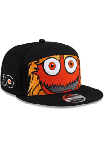 Gritty  New Era Philadelphia Flyers Black Gritty Split Panel 9FIFTY Mens Snapback