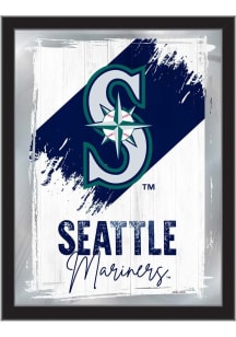 Seattle Mariners Paint Brush Hanging Back Bar Mirror