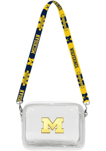Michigan Wolverines Fanny Fan Womens Clear Tote