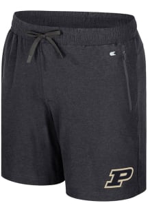 Colosseum Purdue Boilermakers Mens Black Leto Shorts
