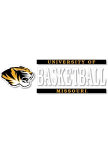 Missouri Tigers 6x2 Basketball Auto Decal - Black