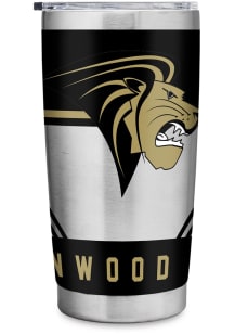 Lindenwood Lions 20oz Stainless Steel Tumbler - Silver