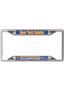 New York Knicks 2026 Eastern Conference Champs Metal License Plate Frame - Blue