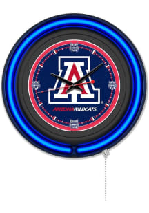 Arizona Wildcats Double Neon Wall Clock