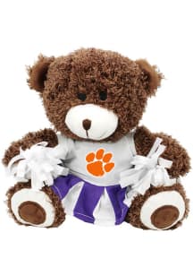 Clemson Tigers Cheerleader Bear Bear Plush
