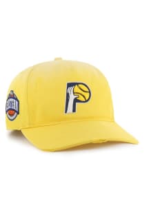 47 Indiana Pacers Hardwood Classics Worn Hitch Adjustable Hat - Yellow