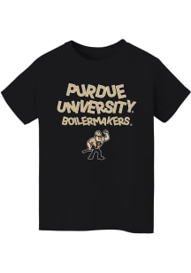 Vive La Fete Purdue Boilermakers Toddler Black Ian Short Sleeve T-Shirt