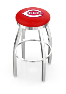 Cincinnati Reds Chrome Pub Stool - Silver