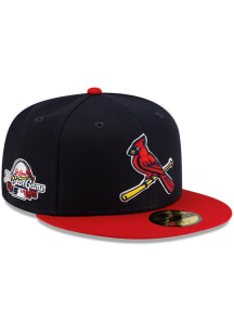 New Era St Louis Cardinals Mens Navy Blue 2009 All Star Game Basic Alt 2 59FIFTY Fitted Hat