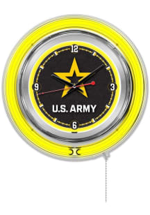 Army Double Neon Wall Clock
