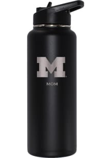 Michigan Wolverines Mom 34oz Stainless Steel Bottle - Black