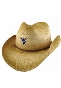 LogoFit West Virginia Mountaineers Natural Wrangler Mens Cowboy Hat