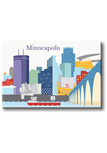 Minneapolis The Found City Skyline Magnet