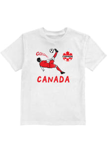 Vive La Fete Canada National Team Youth White Ian Short Sleeve T-Shirt