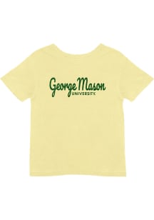 Blue 84 George Mason University Womens Yellow Cat Eyes Jr Short Sleeve T-Shirt