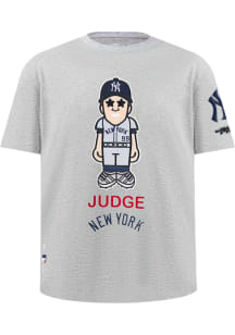 Aaron Judge New York Yankees Boys Grey Avatar Short Sleeve Fashion Tee