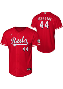 Elly De La Cruz  Nike Cincinnati Reds Youth Red Alt 1 Home Run Jersey