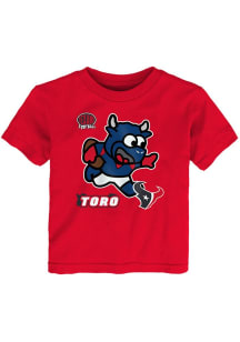 Toro  Outer Stuff Houston Texans Toddler Red Sizzle Short Sleeve T-Shirt