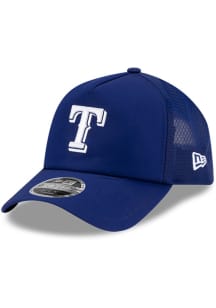 New Era Texas Rangers 2026 MLB BATTING PRACTICE 9FORTY APEX Adjustable Hat - Blue