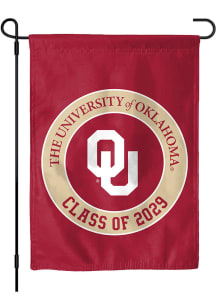 Oklahoma Sooners Class of 2029 Garden Flag - Crimson