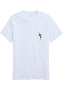 Vineyard Vines Michigan State Spartans White Whale Golf Short Sleeve T Shirt