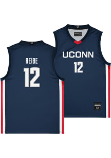 Eric Reibe  Campus Ink UConn Huskies Navy Blue NIL Jersey
