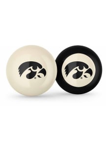 Iowa Hawkeyes Team Logo Cue Ball and 8 Ball Combo Billiard Balls