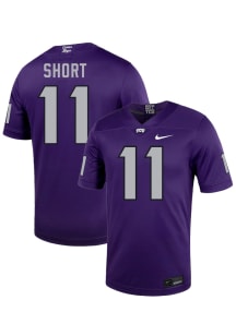 Michael Short  Nike TCU Horned Frogs Purple NIL Name And Number Football Jersey