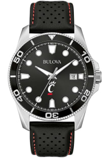 Bulova Cincinnati Bearcats Sport Leather Mens Watch
