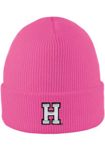 LogoFit Harvard Crimson Pink North Pole Mens Knit Hat