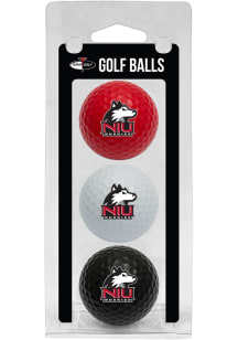 Northern Illinois Huskies 3 Pack Golf Balls