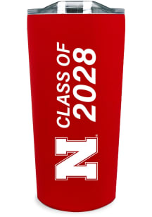 Nebraska Cornhuskers 18oz Class of 2028 Soft Touch Stainless Steel Tumbler - Red