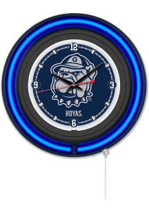 Georgetown Hoyas Double Neon Wall Clock