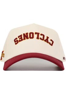 No Rivals Iowa State Cyclones Upside Down Classic Adjustable Hat - Ivory