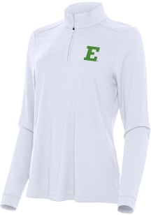 Antigua Eastern Michigan Eagles Womens White Intent Qtr Zip