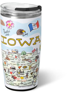 Iowa Swig Fish Kiss 22oz Stainless Steel Tumbler - White