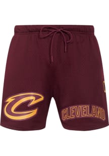 Pro Standard Cleveland Cavaliers Mens Maroon Mesh Shorts