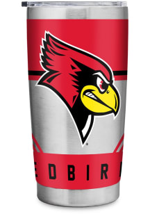 Illinois State Redbirds 20oz Stainless Steel Tumbler - Silver