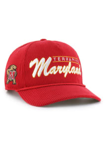 47 Maryland Terrapins Double Header Hitch Adjustable Hat - Red