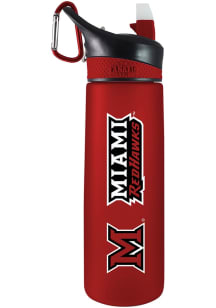 Miami RedHawks 24oz Tritan Plastic Water Bottle
