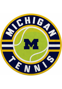 Michigan Wolverines Tennis Shape Cut Pennant - Navy Blue