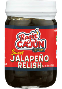 Louisiana Ragin' Cajun Sweet Jalapeno Relish 15oz Snack