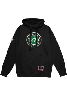 Mitchell and Ness Dallas Stars Mens Black Team Up Long Sleeve Hoodie