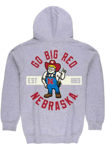 Summit Sportswear Nebraska Cornhuskers Mens Black Front Back Long Sleeve Full Zip Jacket