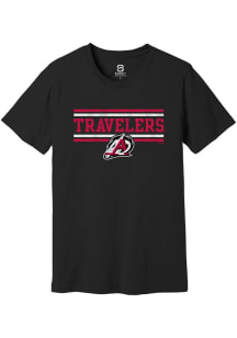 Summit Sportswear Arkansas Travelers Black Double Bars Short Sleeve T Shirt